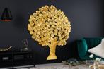 Design Wanddeko TREE OF LIFE XXL 170cm goud Metall, Huis en Inrichting, Nieuw, Ophalen of Verzenden