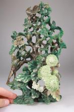 Chinese Carved Stone Pierre Dure Bird Statue Chine - Steen -