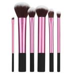 Roze Makeup Brush Set - 6pcs, Sieraden, Tassen en Uiterlijk, Uiterlijk | Cosmetica en Make-up, Ophalen of Verzenden, Nieuw, Make-up