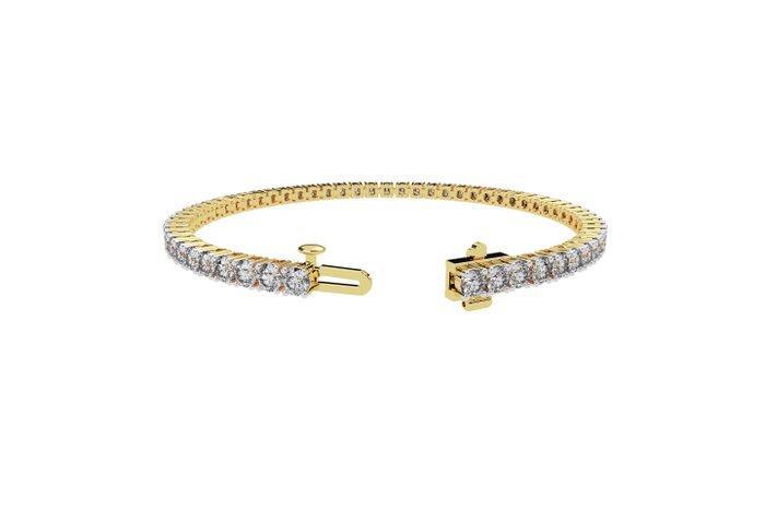 Zonder Minimumprijs - Tennis armband - 18 karaat Geel goud -, Sieraden, Tassen en Uiterlijk, Antieke sieraden