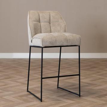 40% Korting: Scandinavische barkruk Jelle taupe 82 cm beschikbaar voor biedingen