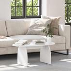 vidaXL Salontafel Wit 80 x 40 x 35 cm Massief grenenhout, Huis en Inrichting, Minder dan 50 cm, Verzenden, Nieuw, Minder dan 50 cm