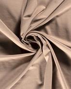 Bamboe Jersey Camel, Hobby en Vrije tijd, Stoffen en Lappen, Nieuw, Beige