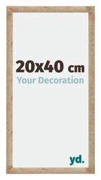 Fotolijst 20x40 cm - Goud - MDF - Catania, Huis en Inrichting, Woonaccessoires | Lijsten, Verzenden, Nieuw