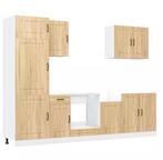 Keukenkastenset Zwart 7-Delig – Met Wand- & Ovenkasten, Huis en Inrichting, Verzenden, Nieuw