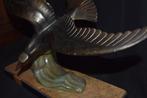 sans marque - sculptuur, mouette survolant la vague - 35 cm, Antiek en Kunst