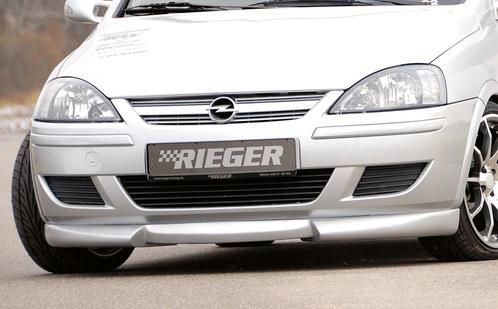 Rieger frontspoiler | Corsa C: 06.03- (vanaf Facelift) - 3-d, Auto-onderdelen, Carrosserie en Plaatwerk, Nieuw, Opel, Verzenden