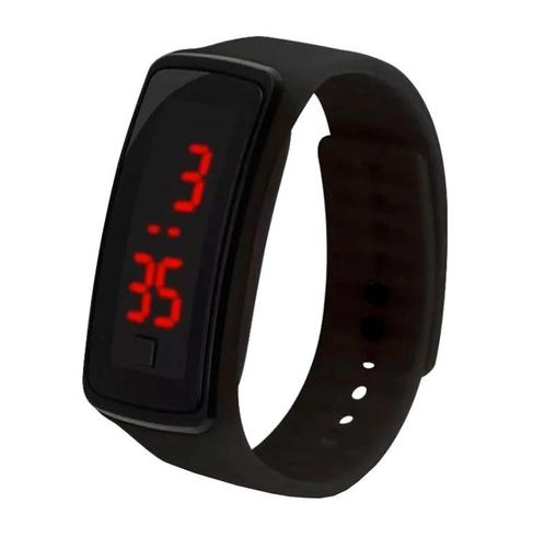 Fako® - Kinderhorloge - LED Digital - Zwart, Sieraden, Tassen en Uiterlijk, Horloges | Kinderen, Verzenden