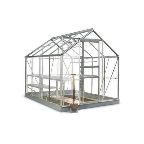 Halls tuinkas Popular 86 - blank aluminium, Tuin en Terras, Kassen, Nieuw, Verzenden