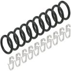 Liedeco Gordijnring voor gordijnroeden ø 20 mm (set, 10, Verzenden, Nieuw