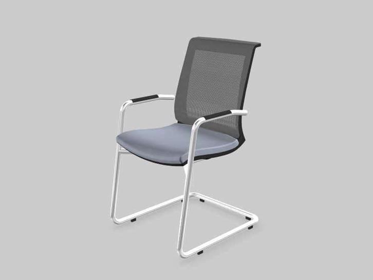 Bezoekers/vergaderstoel Eva met armleuningen, Zakelijke goederen, Kantoor en Winkelinrichting | Kantoormeubilair en Inrichting