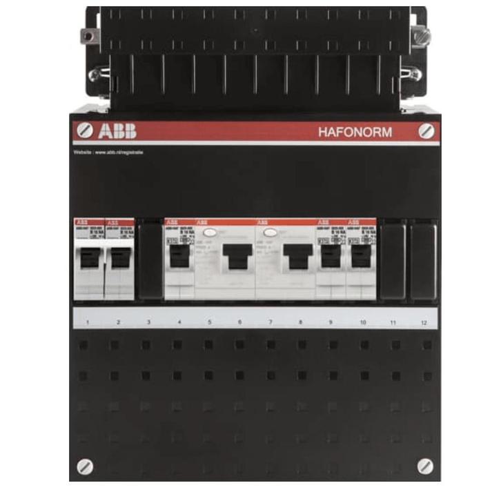 ABB uitbreidingsgroepenkast 1 fase 2 aardlekschakelaars 3, Doe-het-zelf en Verbouw, Elektra en Kabels, Ophalen of Verzenden