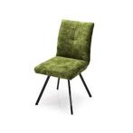 Eetkamerstoel Flora - eetkamerstoelen - Groen, Nieuw, Stof