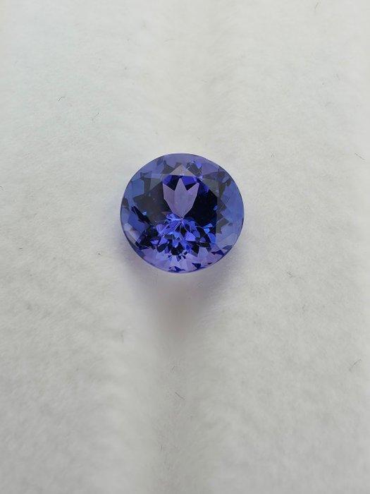 Blauw, Violet Tanzaniet - 1.50 ct - Antwerp Laboratory for, Sieraden, Tassen en Uiterlijk, Edelstenen
