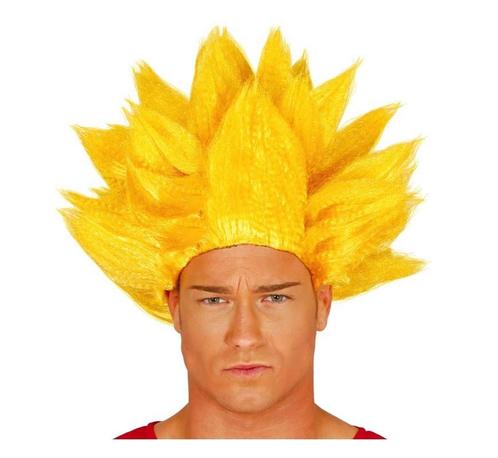 Super Saiyan Pruik Dragon Ball Z, Hobby en Vrije tijd, Feestartikelen, Nieuw, Verzenden