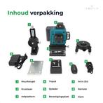 Aquila Kruislijnlaser 4D met Statief – Bouwlaser Groen, Verzenden, Nieuw, Overige meters