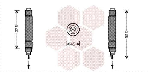 AIRCO DROGER VOOR CITROEN C5 DC/DE 2001-2004 006455AJ, Auto-onderdelen, Airco en Verwarming, Nieuw, Ophalen of Verzenden