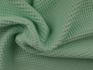 Wafelstof – Licht mint, Hobby en Vrije tijd, Stoffen en Lappen, 120 cm of meer, 200 cm of meer, Groen, Nieuw, Katoen, Ophalen of Verzenden