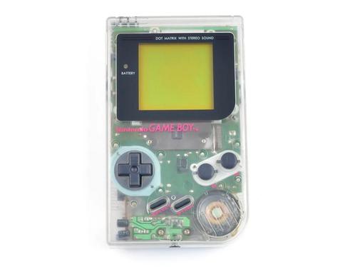 Gameboy Classic Transparent, Spelcomputers en Games, Spelcomputers | Nintendo Game Boy, Zo goed als nieuw, Ophalen of Verzenden