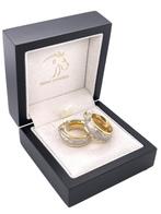 18 Karaat Bicolor Gouden Creolen - 2 cm / 9 mm / 6.3 g, Sieraden, Tassen en Uiterlijk, Oorbellen, Ophalen, Hangers, Zo goed als nieuw