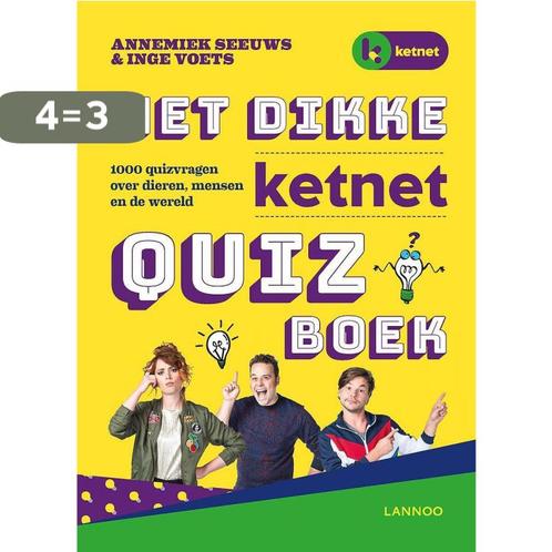 Het dikke Ketnet quizboek 9789401443036 Annemiek Seeuws, Boeken, Overige Boeken, Zo goed als nieuw, Verzenden