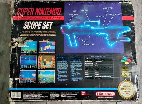 Nintendo - Snes - Super Nintendo Entertainment System Scope, Spelcomputers en Games, Spelcomputers | Overige Accessoires