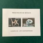 Monaco 1993 - Speciaal blok : Europa CEPT - Kunst niet, Gestempeld