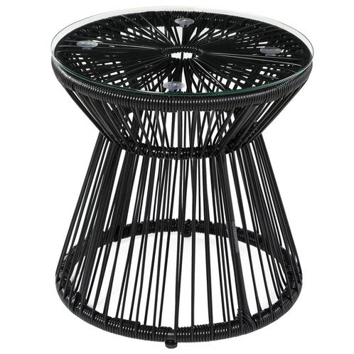 TRUUSK Ronde Tuintafel Met Holle Trommel Ontwerp, Bistrotafe, Tuin en Terras, Overige Tuin en Terras, Nieuw, Verzenden