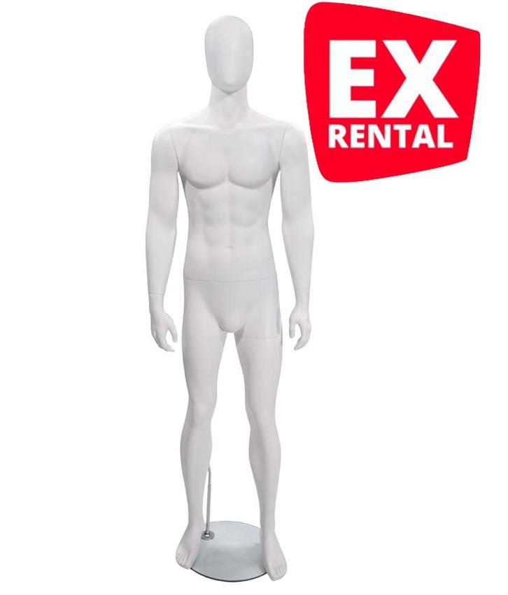 Faceless etalagepop heer merk Gruppo Corso 76S wit EX RENTAL, Zakelijke goederen, Kantoor en Winkelinrichting | Winkel en Inventaris