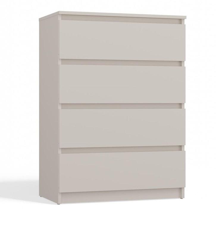 Ladekast  4 lades creme Creme (Slaapkamer), Huis en Inrichting, Kasten | Ladekasten, Nieuw, 3 of 4 laden, Overige houtsoorten