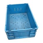 Palletaanbieding: Eurobak 60x40x22 blauw, gebruikt -, Doe-het-zelf en Verbouw, Kratten en Dozen, Gebruikt, 40 tot 60 cm, 50 tot 75 cm