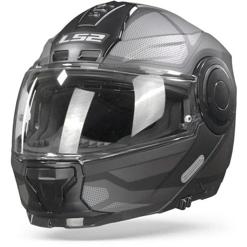 LS2 FF902 Scope Axis Zwart Titanium Systeemhelm, Motoren, Kleding | Motorhelmen, Systeemhelm, Heren, XS, Nieuw met kaartje, Overige merken