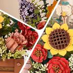 Robotime Houten Bloemenkist Bloemen Bouwpakket Knutselen..., Verzenden, Nieuw