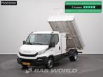Iveco Daily 35C15 3.0L Kipper met Kist Dubbellucht 3,5t Trek, Euro 5, Stof, Gebruikt, Iveco