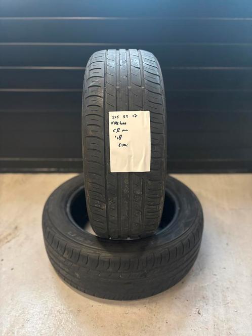 215/55/17 FALKEN ECORUN 5,8MM 2 STUKS 110,- (2018), Auto-onderdelen, Banden en Velgen, 17 inch, BOVAG lid, Stiba lid, Erkend duurzaam