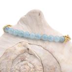 Zonder minimumprijs - Armband Verguld Aquamarijn - Diamant -, Nieuw