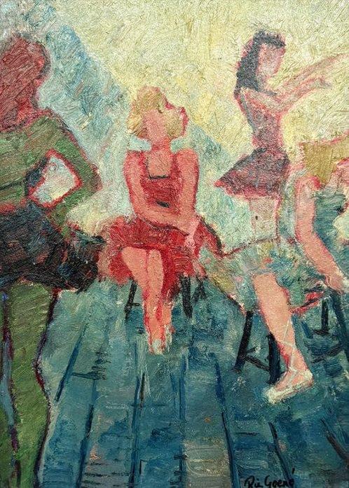 Rien Goené (1923-2013) - Ballerinas, Antiek en Kunst, Kunst | Schilderijen | Modern