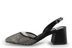Steve Madden Slingbacks in maat 40 Zwart, Verzenden, Zwart, Steve Madden, Zo goed als nieuw