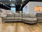 Ontdek de Topaanbieding! Bank Bella TAUPE Velvet 345 x 150, Hoekbank, Driepersoons, 300 cm of meer, Nieuw