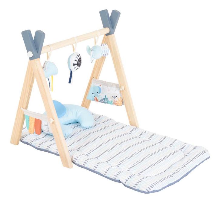 Moni Toys Sahara Speelkleed met Houten Babygym 111942, Kinderen en Baby's, Speelgoed | Babyspeelgoed, Nieuw, Verzenden