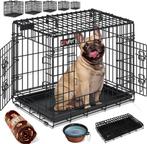 LOVPET® Hondenbox - Transportbox - Opvouwbaar - 82x57x64 - Z, Hobby en Vrije tijd, Verzenden, Nieuw