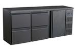 CombiSteel Barkoelkast | 537L | Zwart | 0°C/+10°C | Geforcee, Witgoed en Apparatuur, Koelkasten en IJskasten, Ophalen of Verzenden