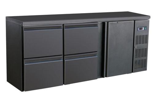 CombiSteel Barkoelkast | 537L | Zwart | 0°C/+10°C | Geforcee, Witgoed en Apparatuur, Koelkasten en IJskasten, Ophalen of Verzenden
