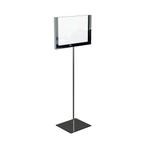 Display A6 chrome op statief ST0043.CHROME