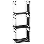 Haardhoutrek Voor Binnen 46 X 32 X 126 Cm 3 Niveaus Brandhou, Huis en Inrichting, Haarden, Verzenden, Nieuw
