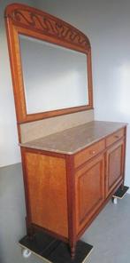 Hoog dressoir - Cedar, Mahonie - Met Guirlande, Antiek en Kunst