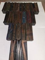 Drukblokken (26) - België - Drukletters 8cm, Antiek en Kunst