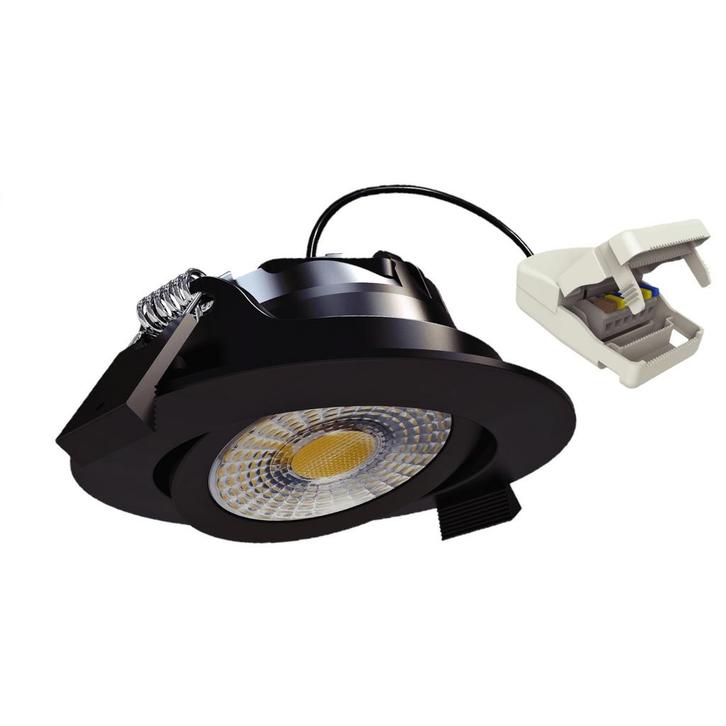 Liv Inbouwspot Zwart Binnenverlichting Spots inbouw, Huis en Inrichting, Lampen | Spots, Inbouw, Nieuw, Metaal of Aluminium, Plafondspot of Wandspot