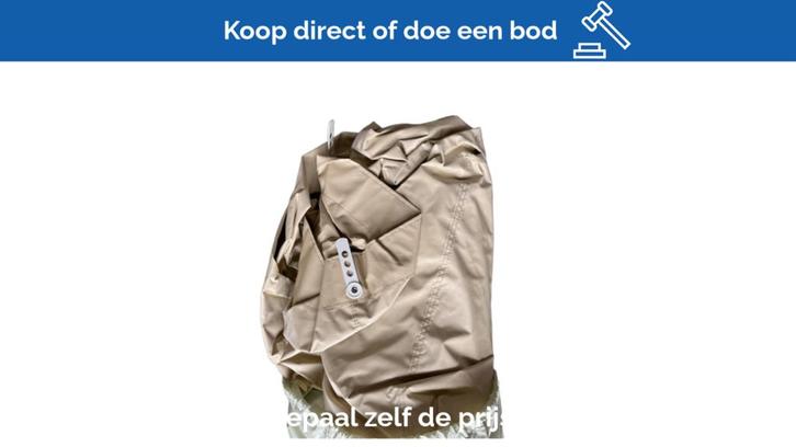 Bieden: Sessa Marine suede softop beige -, Watersport en Boten, Bootonderdelen, Nieuw, Zeilboot of Motorboot, Ophalen of Verzenden