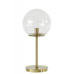Light & Living Tafellamp Magdala - Glas - Goud - 20x43x20 cm, Huis en Inrichting, Lampen | Tafellampen, Nieuw, Glas, 50 tot 75 cm